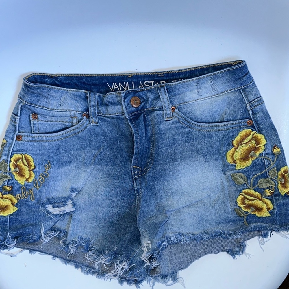 Used floral shorts